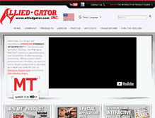 Tablet Screenshot of alliedgator.com